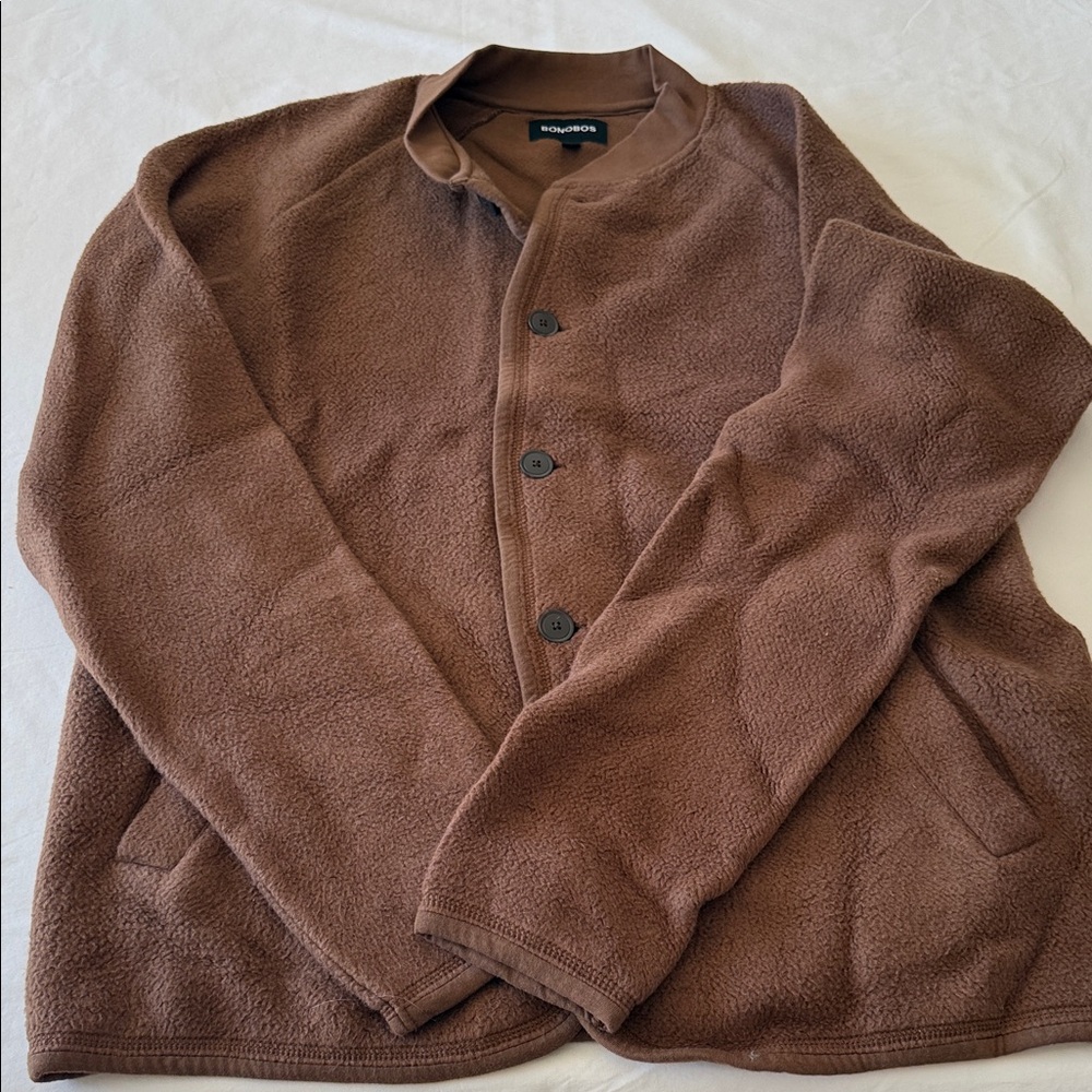 Bonobos Chocolate Brown Men's Cardigan